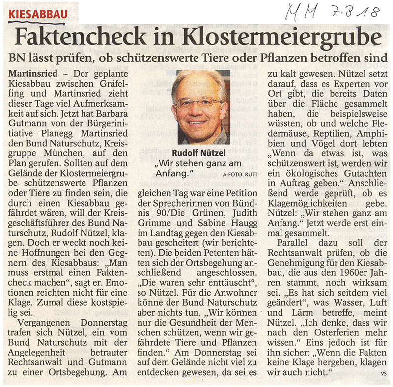 Artikel im Münchner Merkur

Kiesabbau
Faktencheck in Klostermeiergrube 