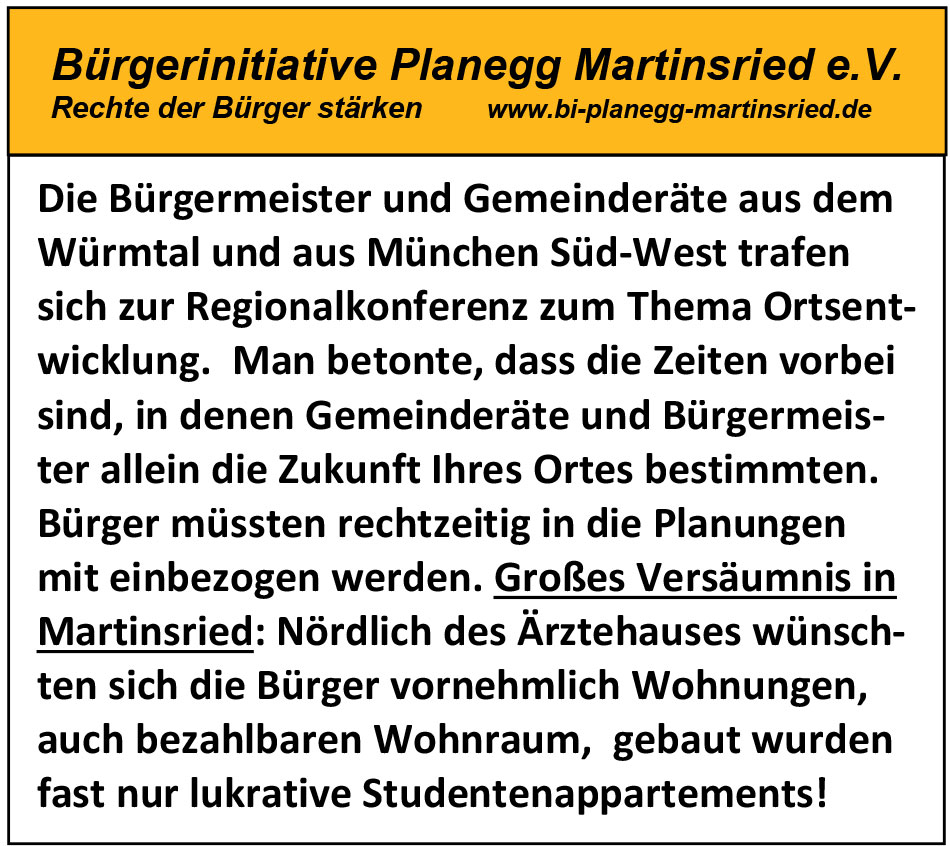 Grosses Versaeumnis in Martinsried