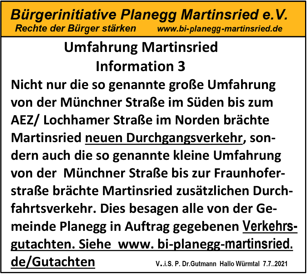 Martinsried Umfahrung