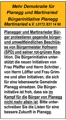 Bürgermeister Hofmann als Brückenbauer