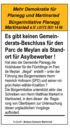 Kein Gemeinderatsbeschluss für den Parc de Meylan als Standort für Asylbewerber